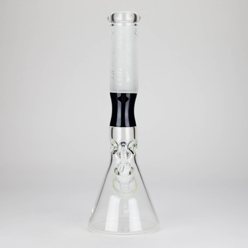 15″ 7mm Glass Beaker Bong  [C1033]