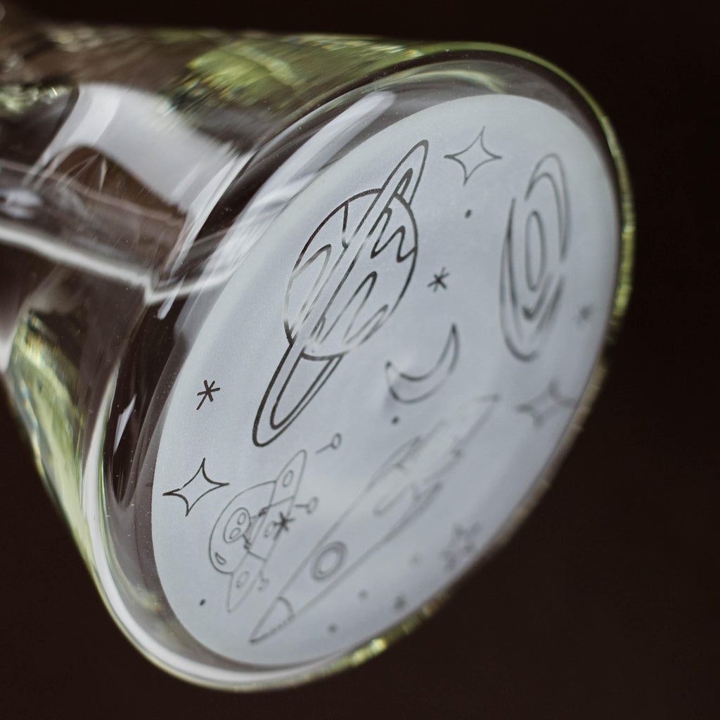 15″ 7mm Glass Beaker Bong  [C1033]