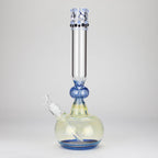 16″ Inside Out Jade Blue Color Tube Glass Bong [C2698]