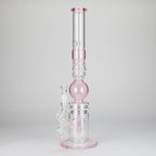 18.5″ Shower Head Perc Glass Water Bong [C2699]