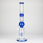 18.5″ Shower Head Perc Glass Water Bong [C2699]