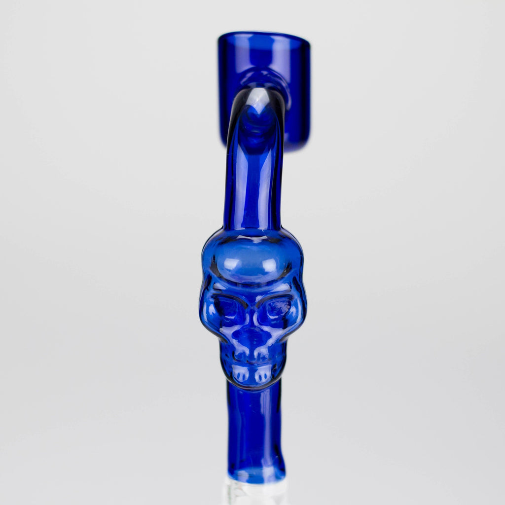 4" Unique Skull Design, 90-Degree Glass Banger [BN-600]