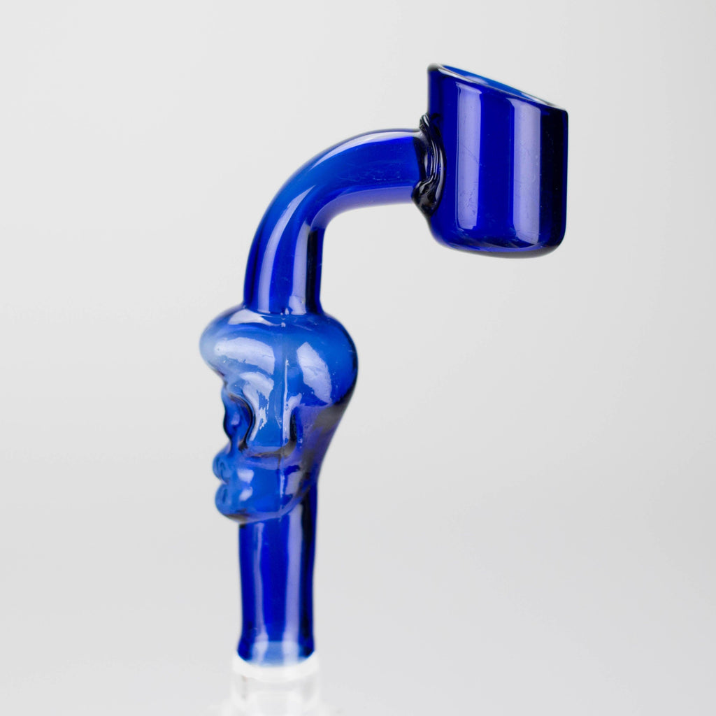 4" Unique Skull Design, 90-Degree Glass Banger [BN-600]