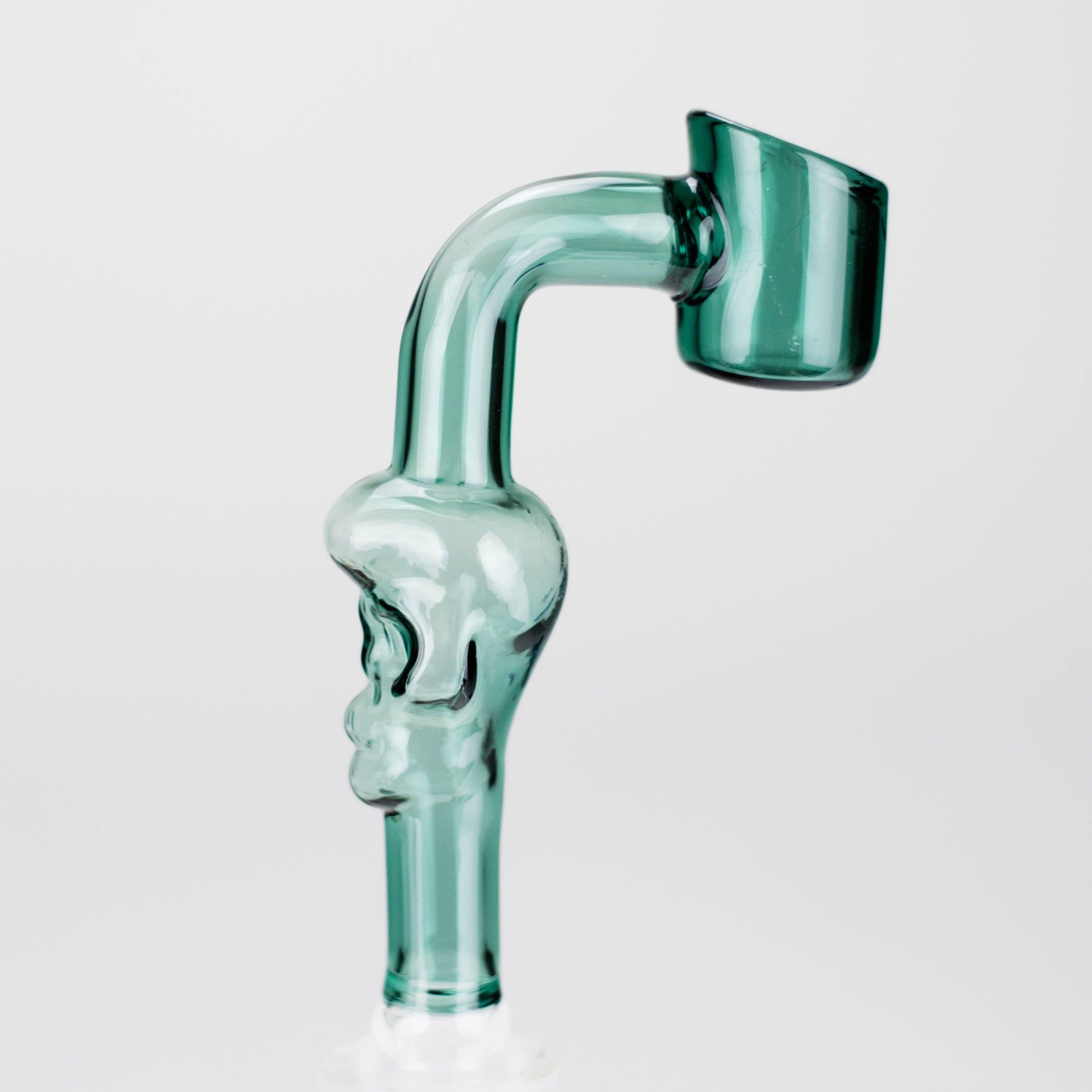 4" Unique Skull Design, 90-Degree Glass Banger [BN-600]
