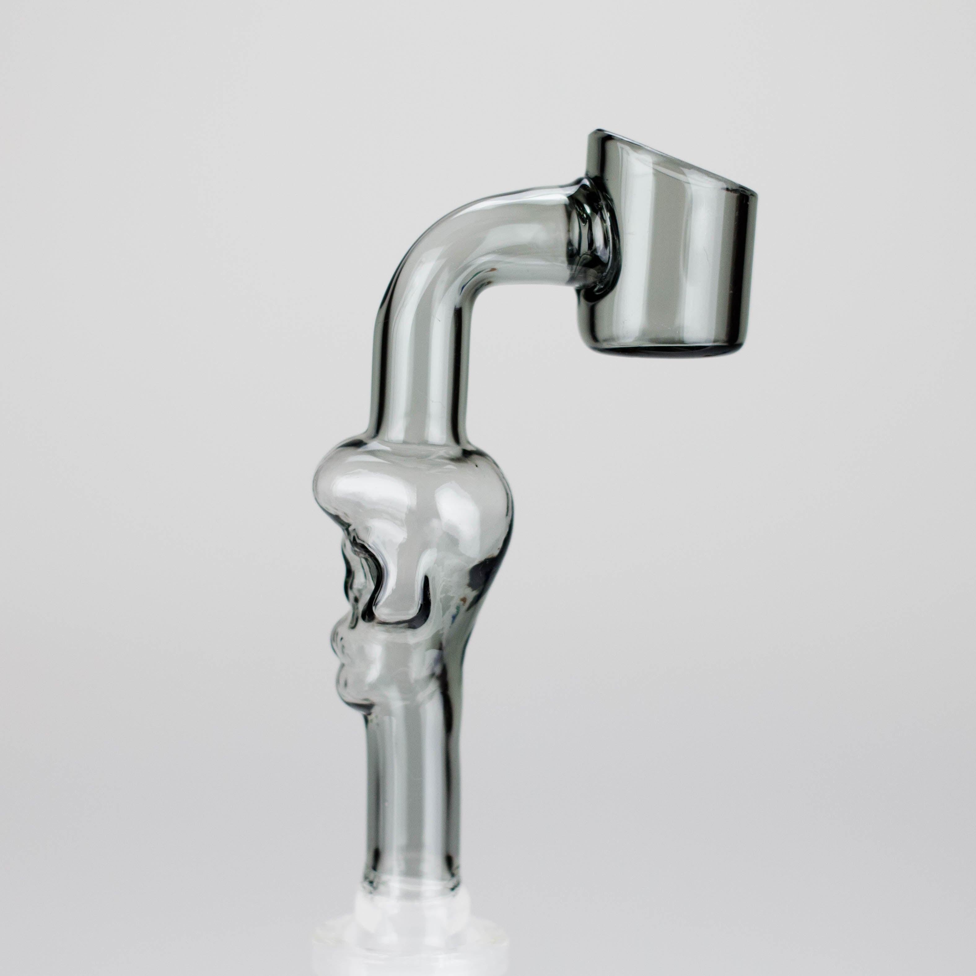 4" Unique Skull Design, 90-Degree Glass Banger [BN-600]