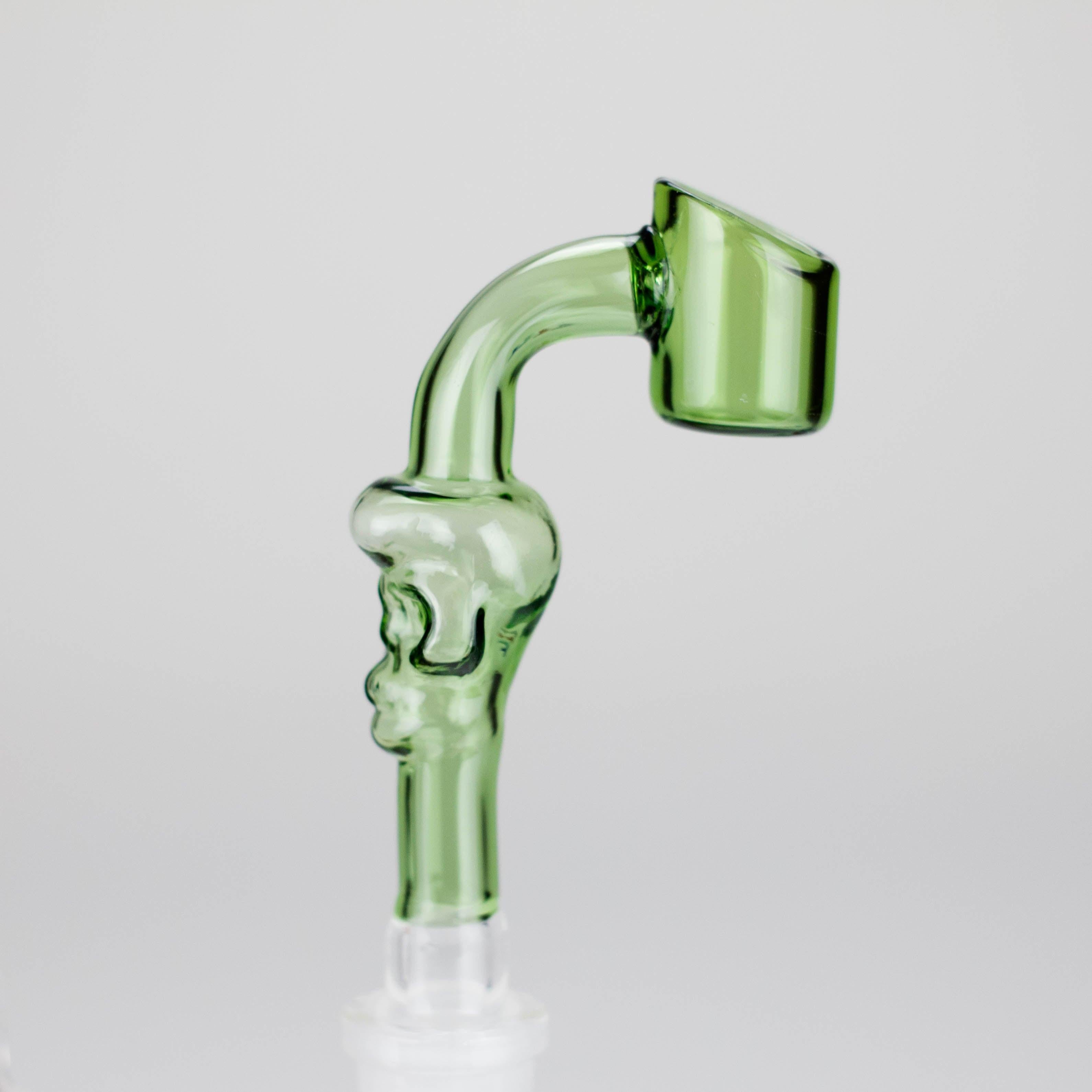 4" Unique Skull Design, 90-Degree Glass Banger [BN-600]