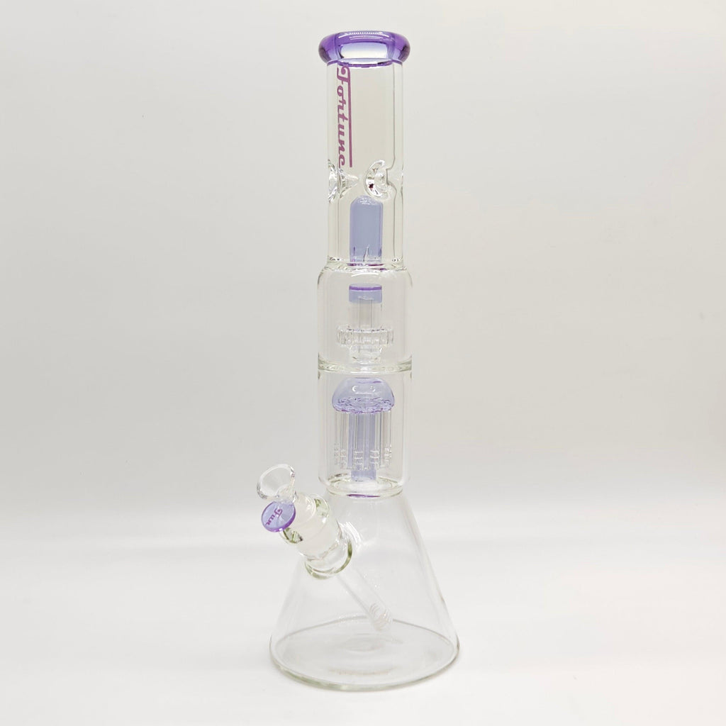 Fortune | 16" 7mm Double-Disk Percolator Beaker [1650PC-PK]