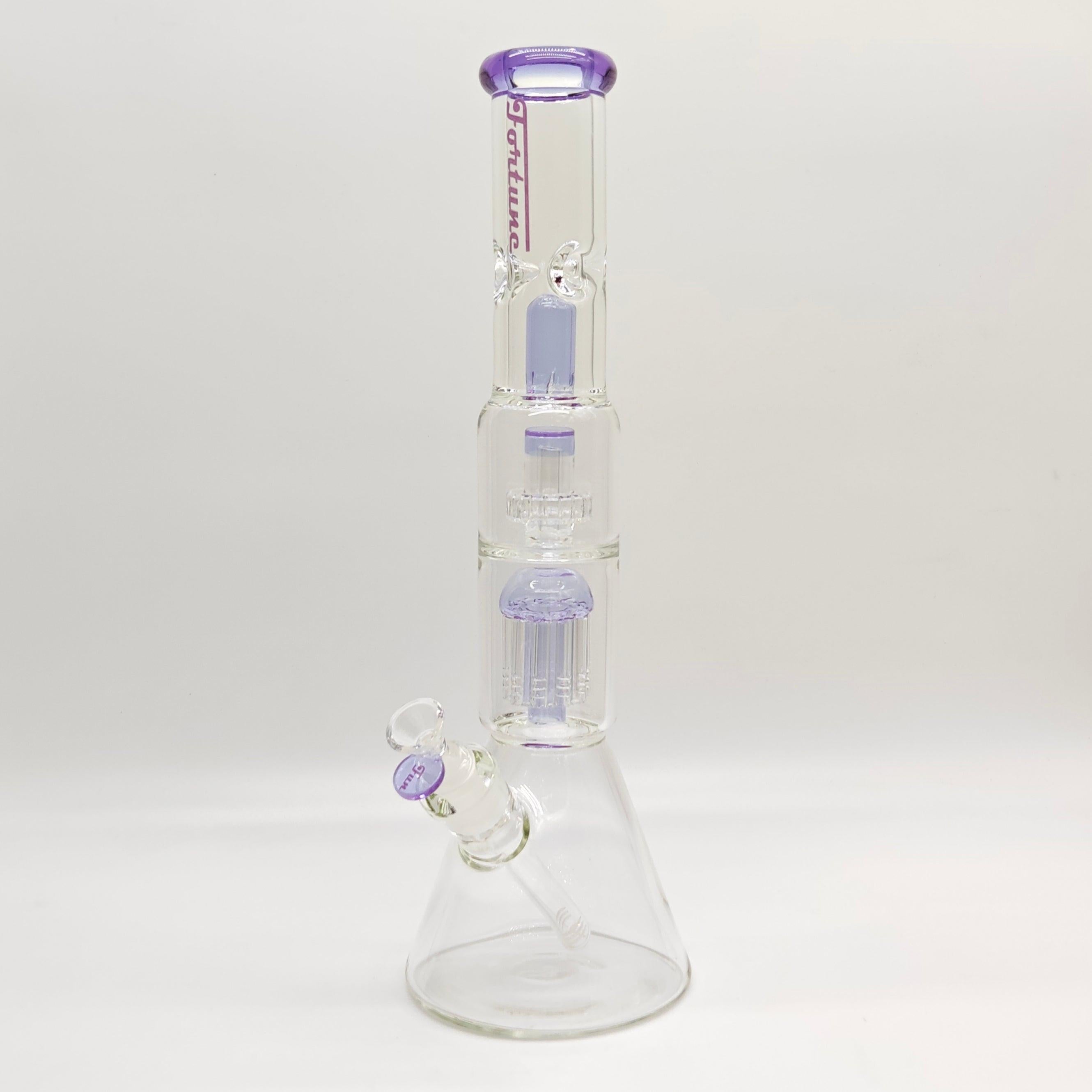 Fortune | 16" 7mm Double-Disk Percolator Beaker [1650PC-PK]