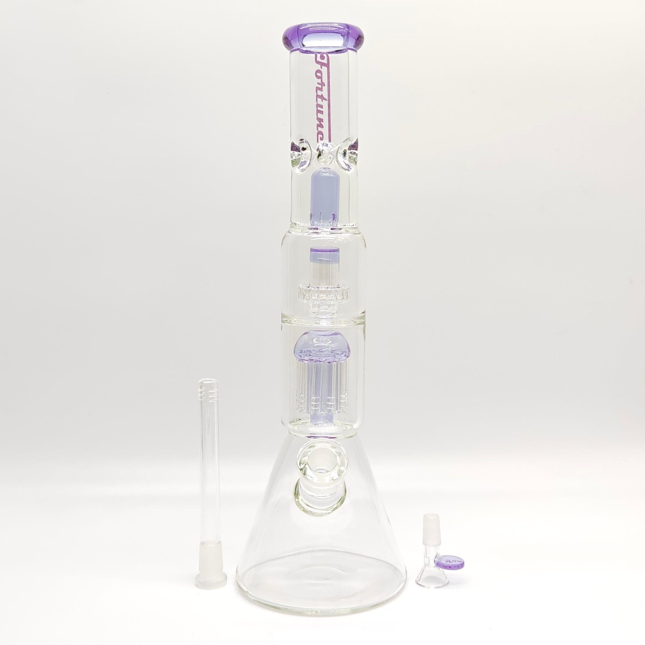 Fortune | 16" 7mm Double-Disk Percolator Beaker [1650PC-PK]