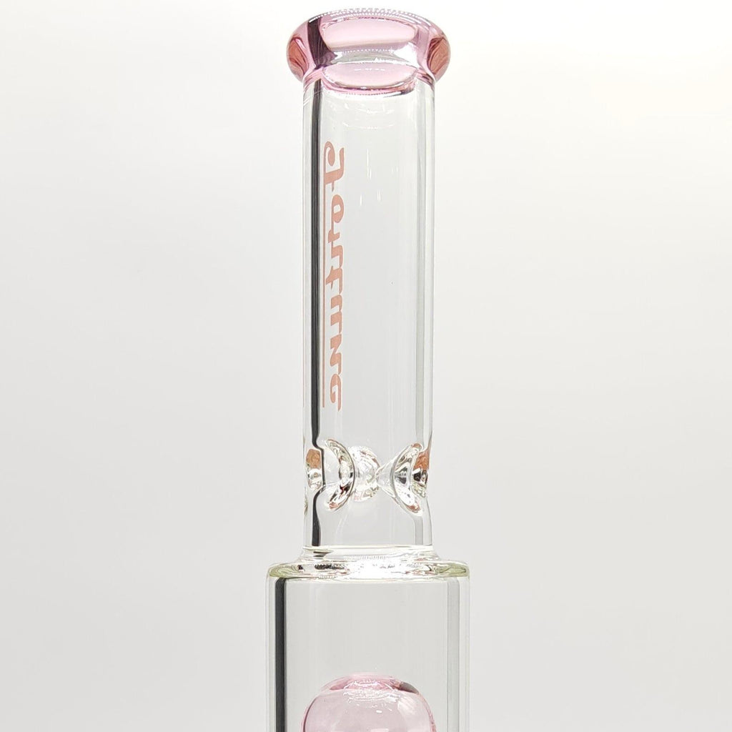 Fortune | 14" Double Inline Stemless to Grid Percolator Bong [1450PC]