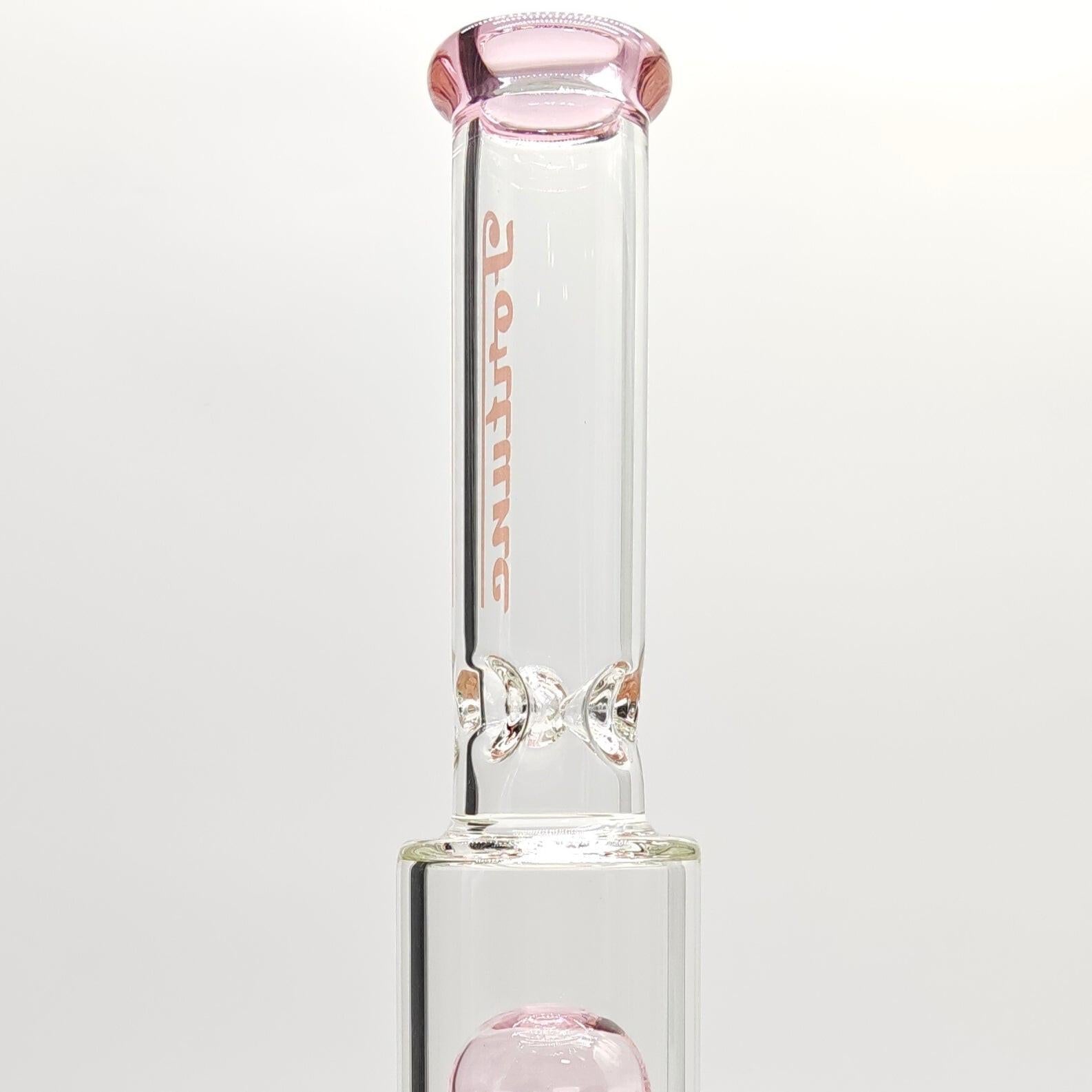 Fortune | 14" Double Inline Stemless to Grid Percolator Bong [1450PC]