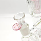 Fortune | 14" Double Inline Stemless to Grid Percolator Bong [1450PC]