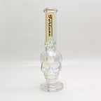 Fortune | Electroplated Skull 14" 7mm Glass Bong [SK144407E]