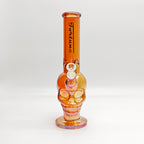 Fortune | Electroplated Skull 14" 7mm Glass Bong [SK144407E]