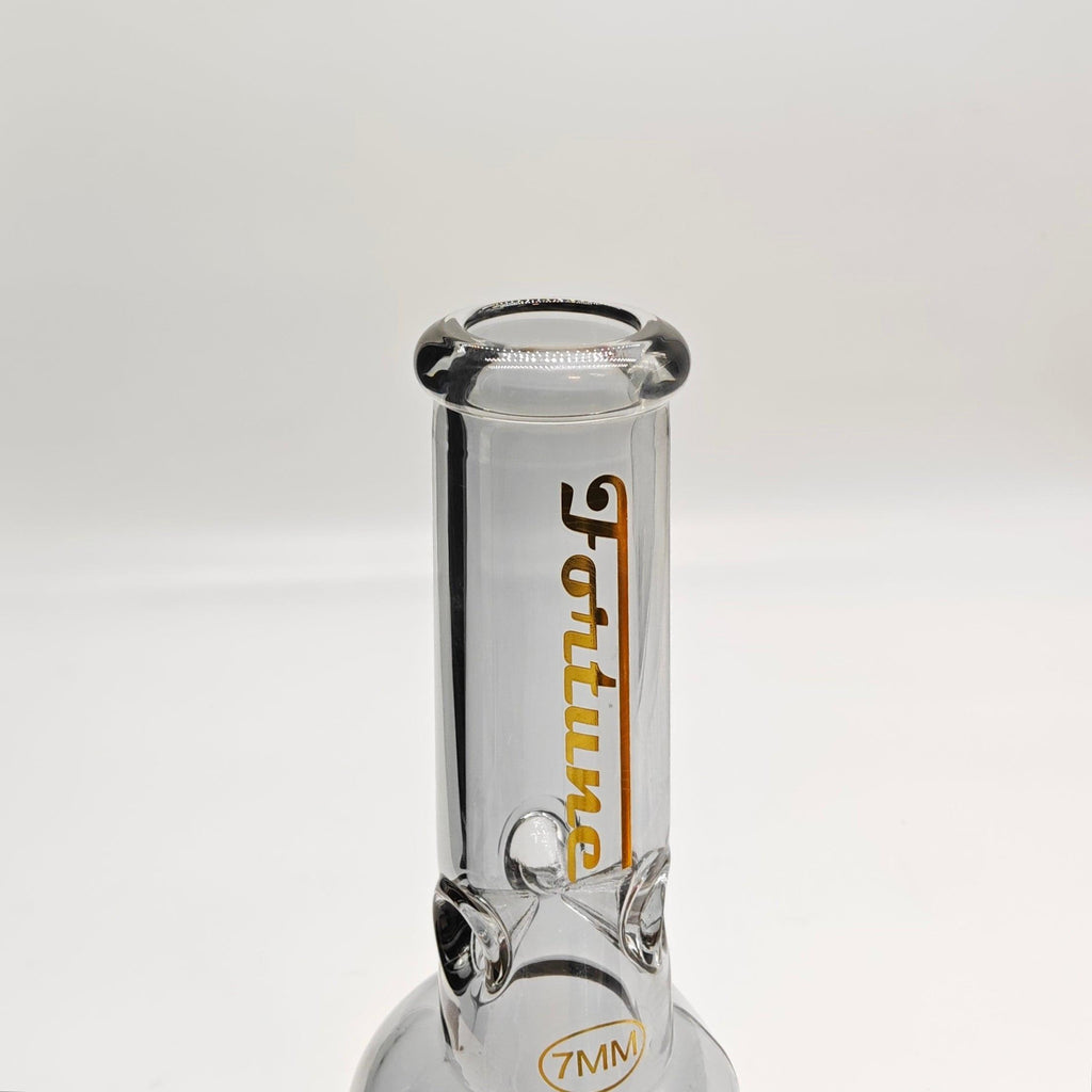 Fortune | Electroplated Skull 14" 7mm Glass Bong [SK144407E]