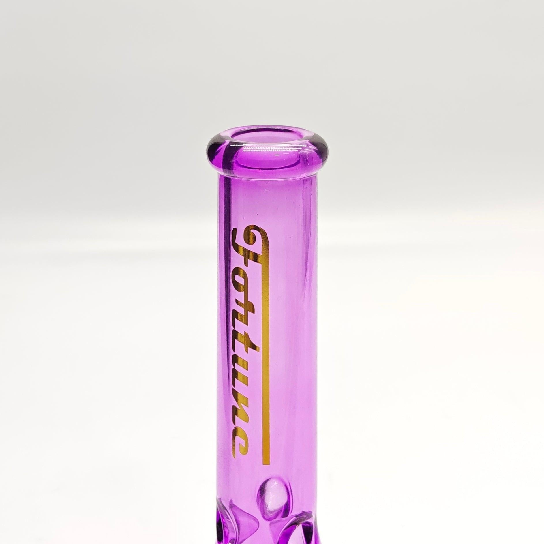 Fortune | 10" 4mm Assorted Colour Beaker Bong [CP103804]