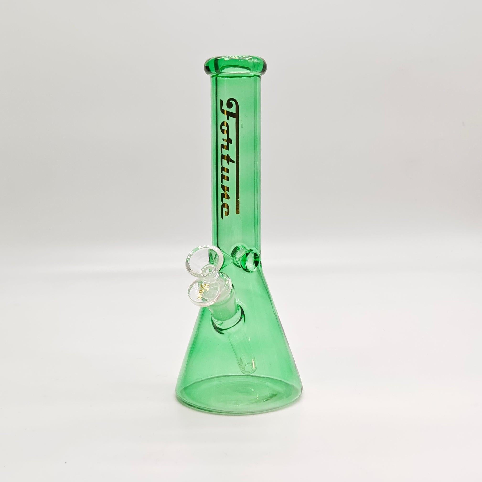 Fortune | 10" 4mm Assorted Colour Beaker Bong [CP103804]