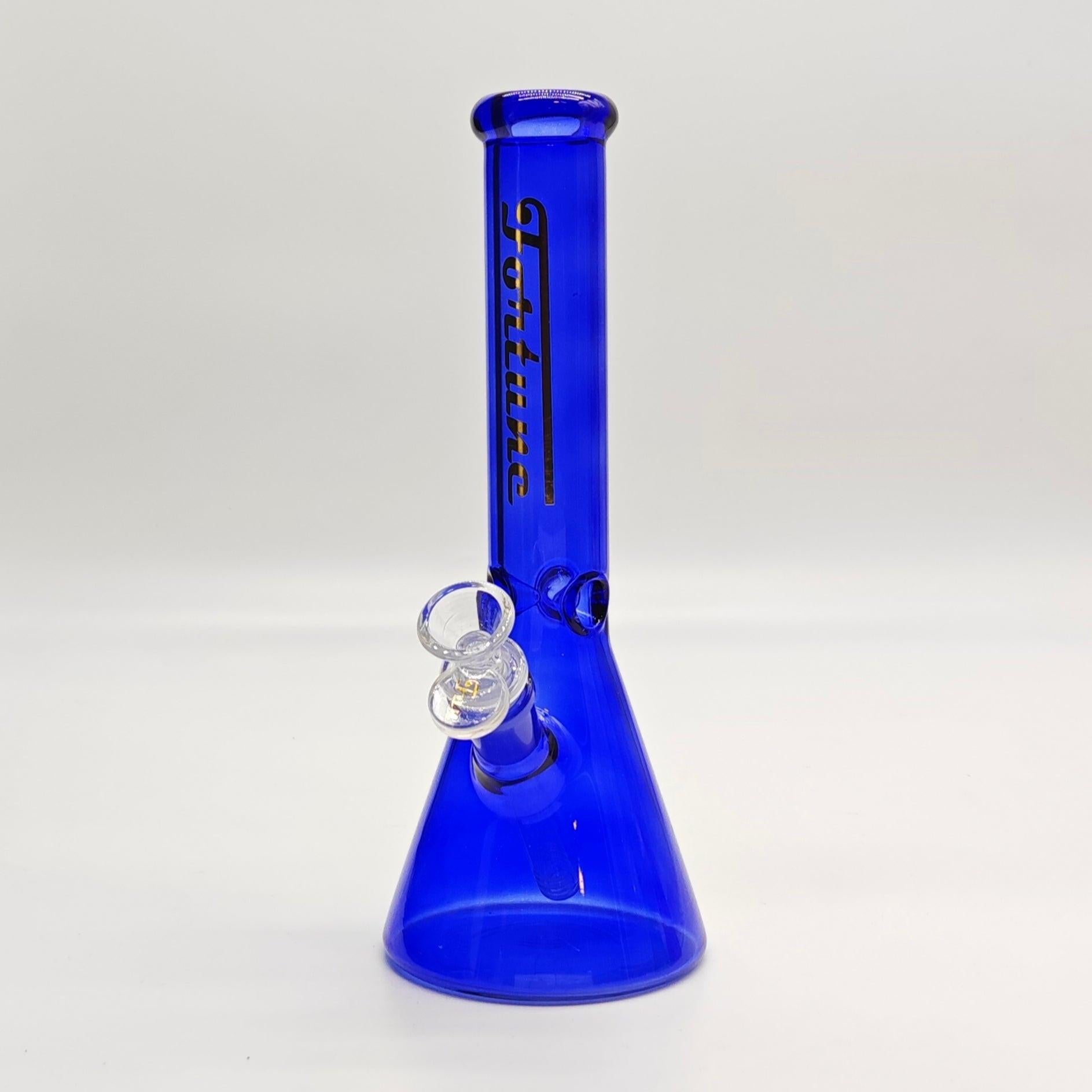 Fortune | 10" 4mm Assorted Colour Beaker Bong [CP103804]