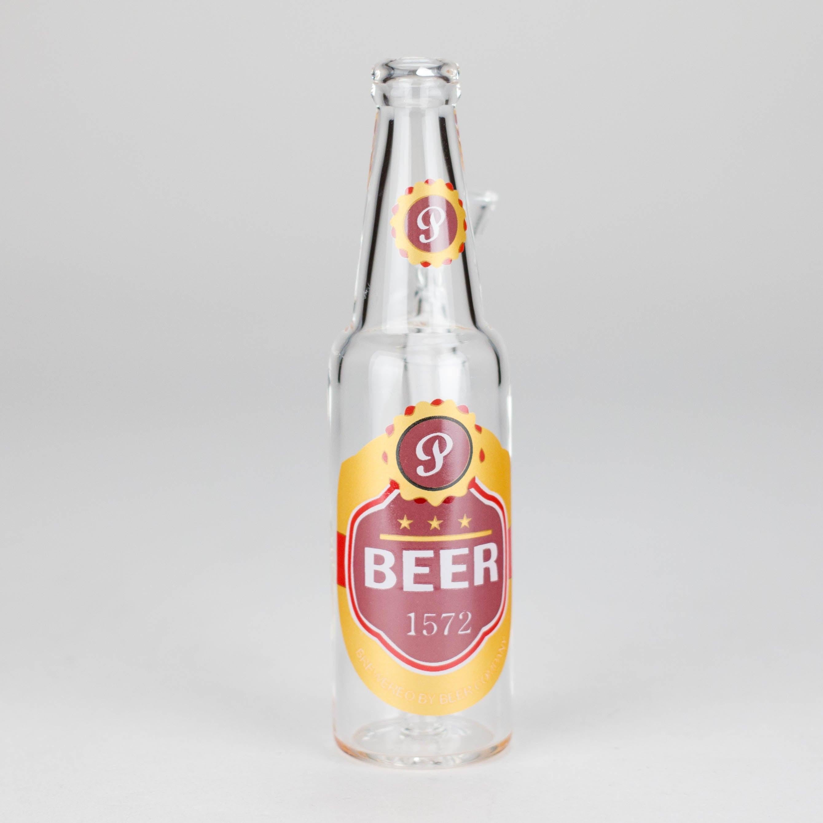 6″ Beer Bottle Design Glass Bong [WP4511S]
