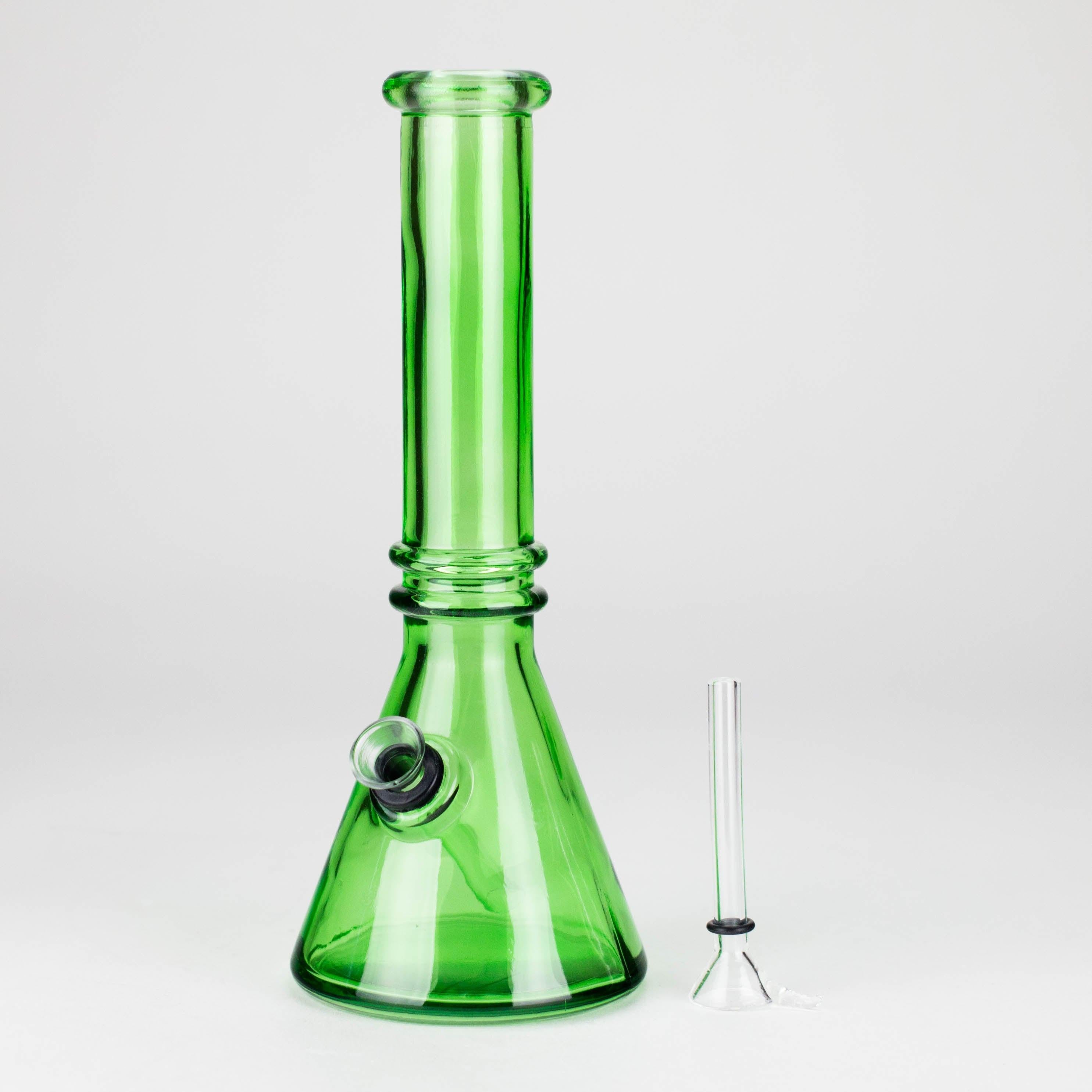 10" colored soft glass water bong  [HX4002N] Secondary image