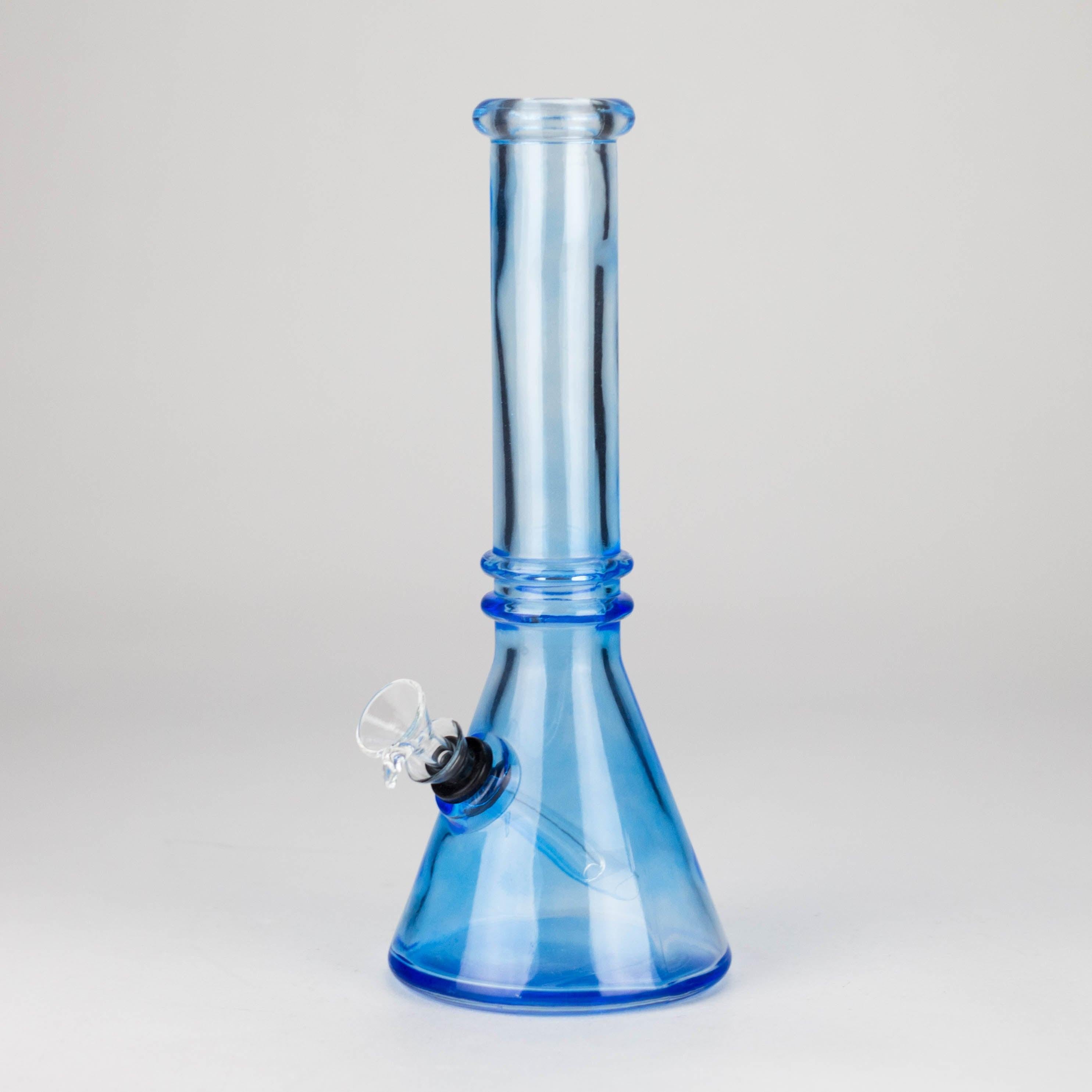 10" colored soft glass water bong  [HX4002N]
