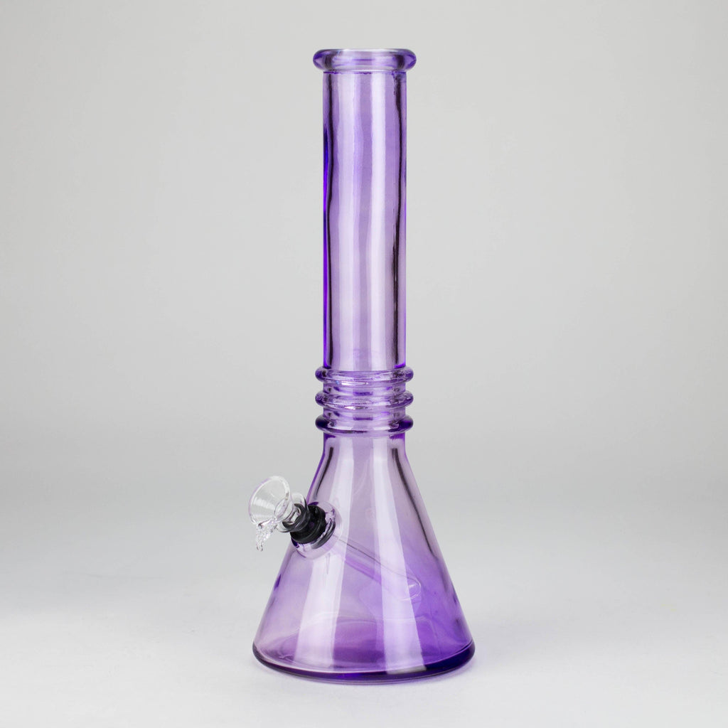 12" colored soft glass water bong  [HX4003N]