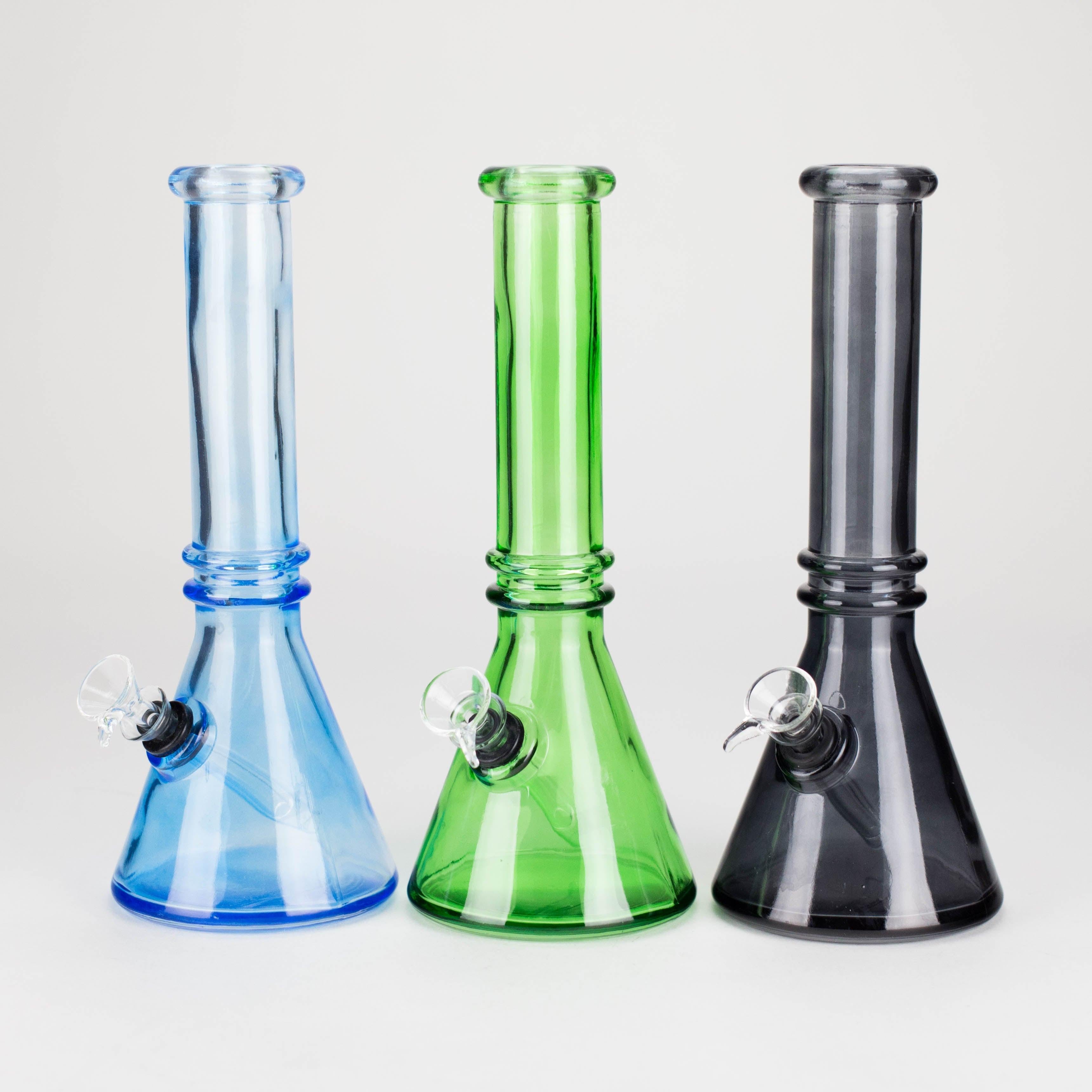 10" colored soft glass water bong  [HX4002N] Main image