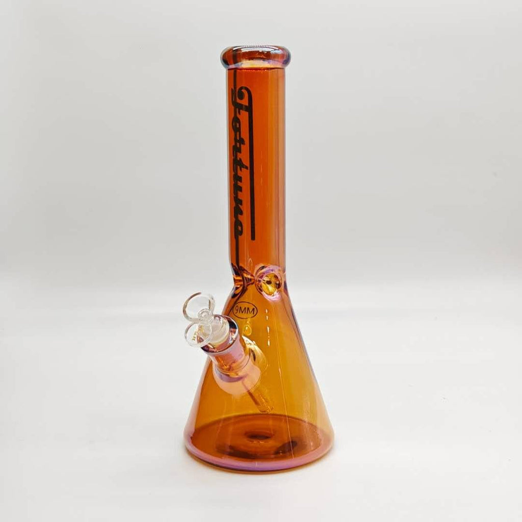 14“ 9mm Electroplated  Beaker Bong-Assorted Color