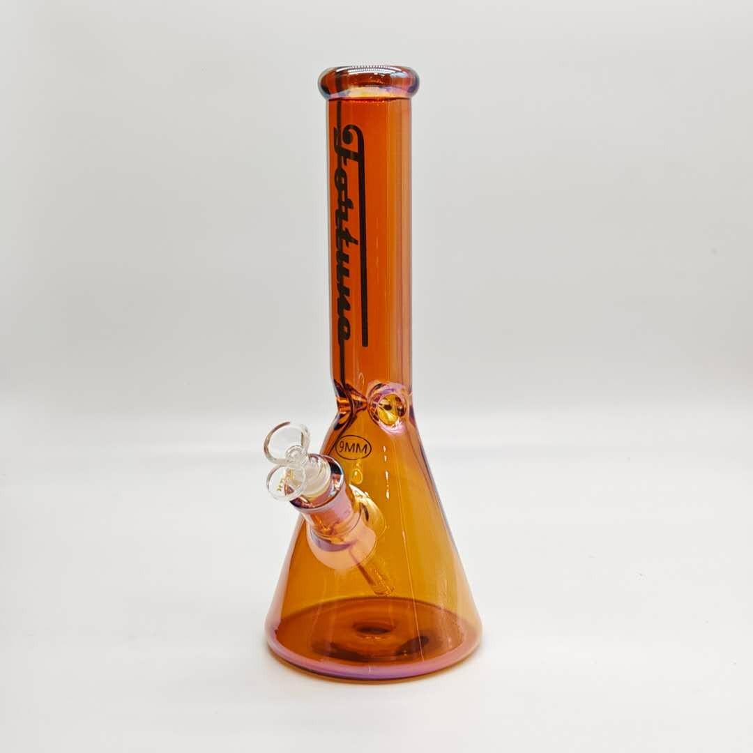 14“ 9mm Electroplated  Beaker Bong-Assorted Color