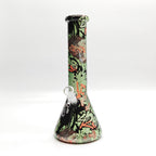 13" 7mm Hydrographic Glass Bong-Assorted Designs