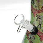 13" 7mm Hydrographic Glass Bong-Assorted Designs