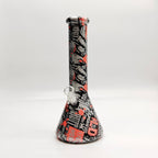 13" 7mm Hydrographic Glass Bong-Assorted Designs