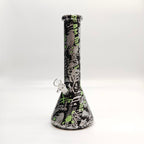 13" 7mm Hydrographic Glass Bong-Assorted Designs