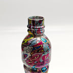 9" Hydrographic Water Bottle Glass Bong-Assorted Designs