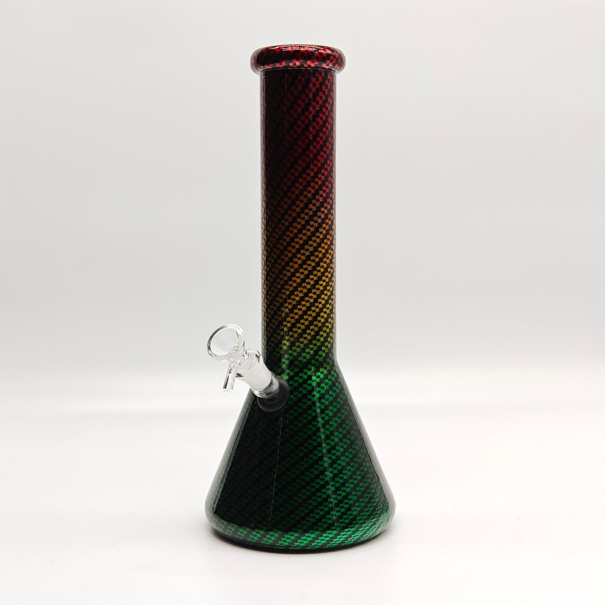 12.5" 7mm Gradient Style Glass Bong-Assorted designs [BLX-03-6] Secondary image