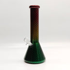 12.5" 7mm Gradient Style Glass Bong-Assorted designs [BLX-03-6]