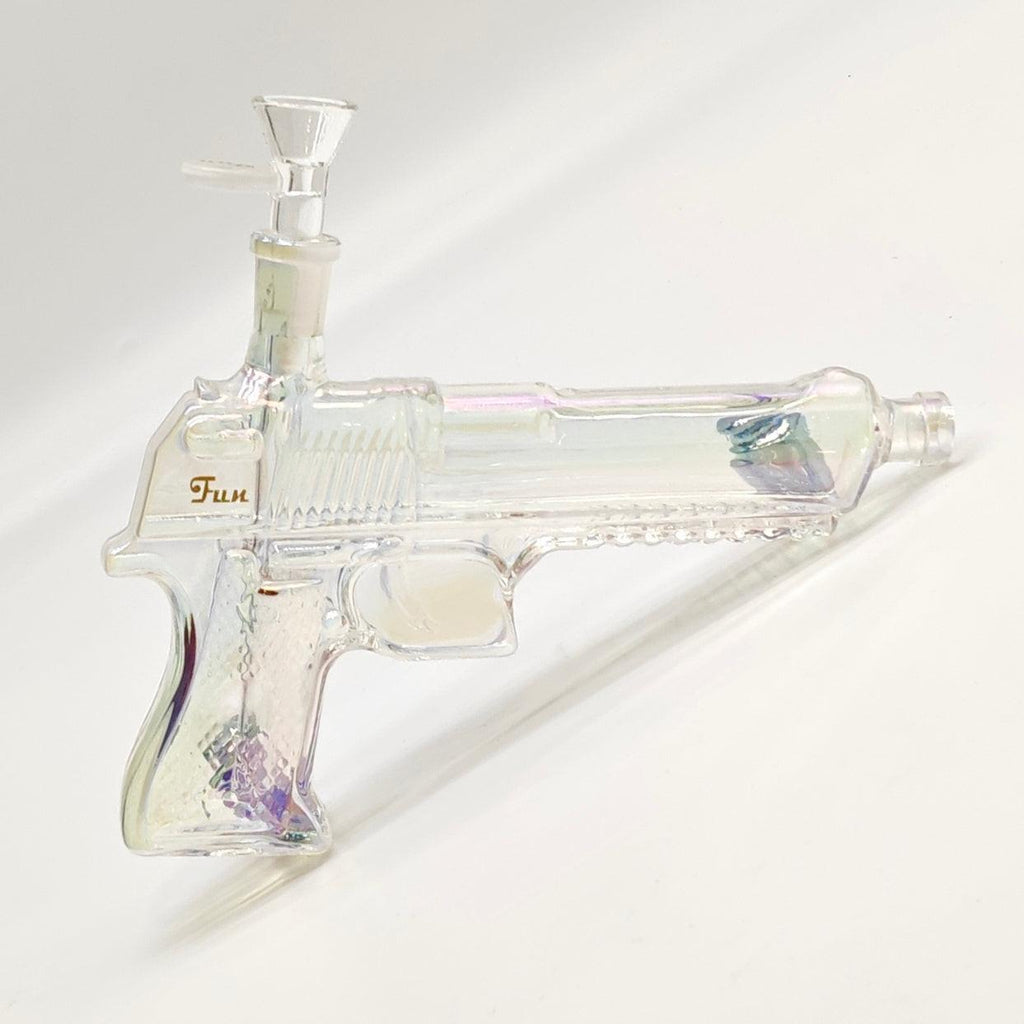 Electroplated 7.5" Arsenal Glass Bong [SGun1-A]