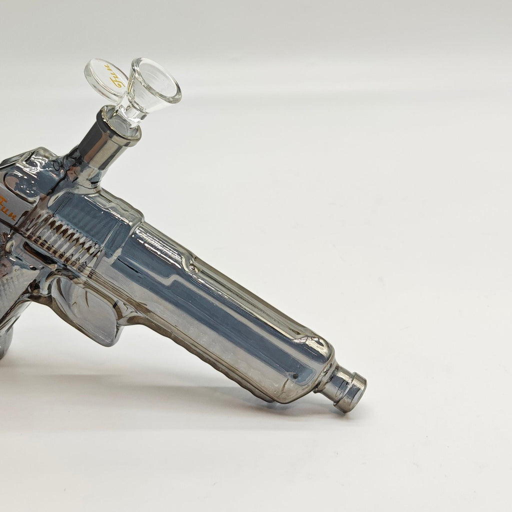 Electroplated 7.5" Arsenal Glass Bong [SGun1-A]