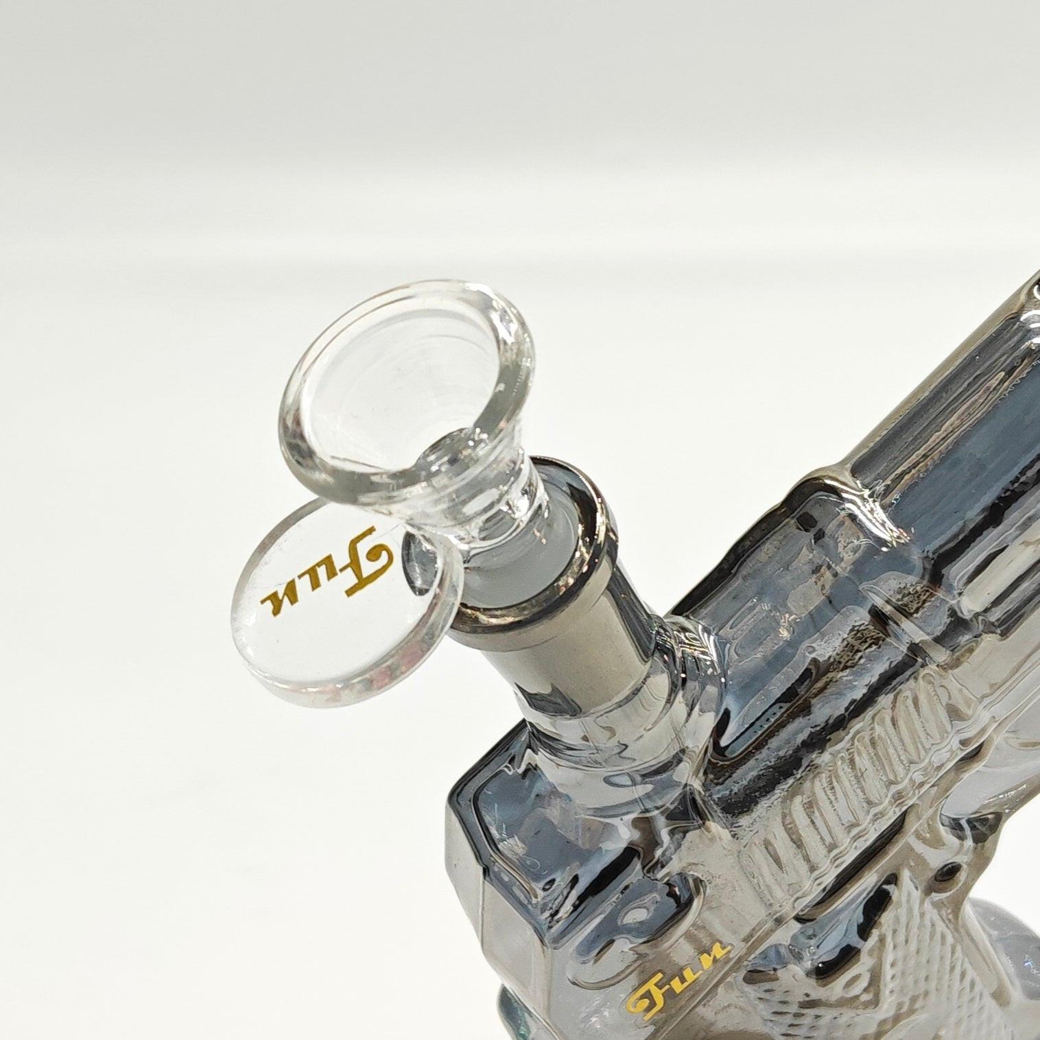 Electroplated 7.5" Arsenal Glass Bong [SGun1-A]