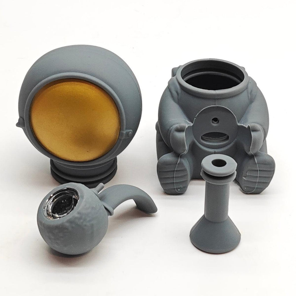6“ Astronaut Silicone Water Pipe [SP1116]