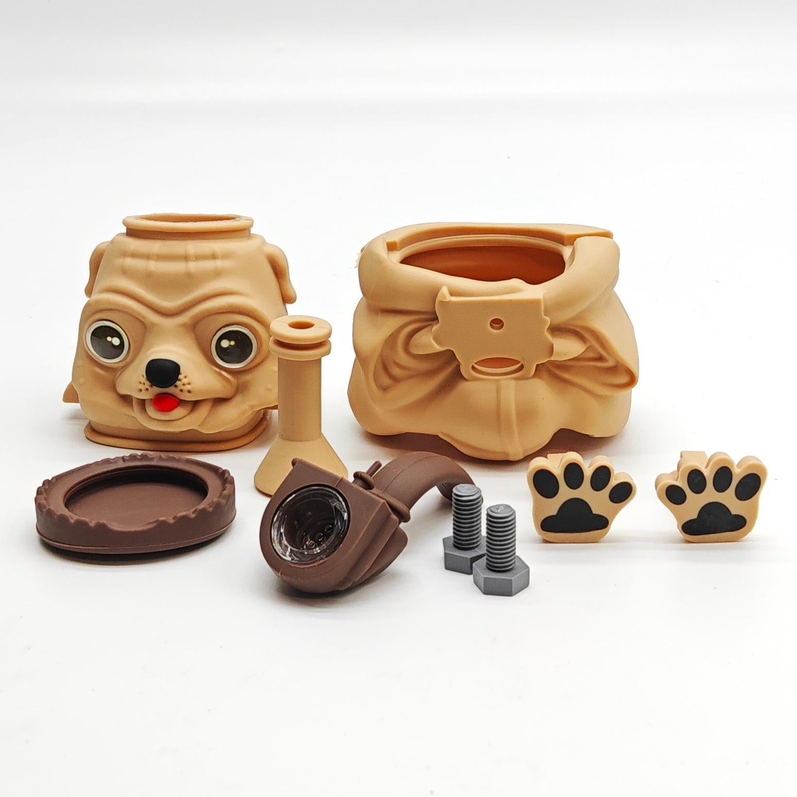 5.5" Pug Silicone Water Pipe [SP1118]