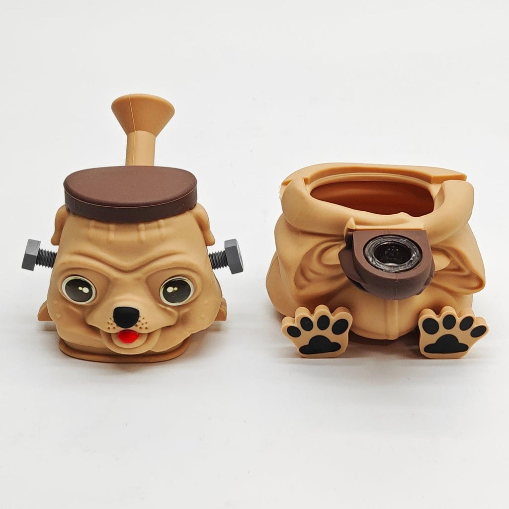 5.5" Pug Silicone Water Pipe [SP1118]