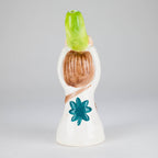 8″ Pickle Adventure Design Ceramic Bong – Whimsical Vintage Style  [ES081WP]