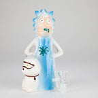 8″ Mad Scientist Ceramic Bong – Cartoon Style Vintage Collectible  [ES083WP]