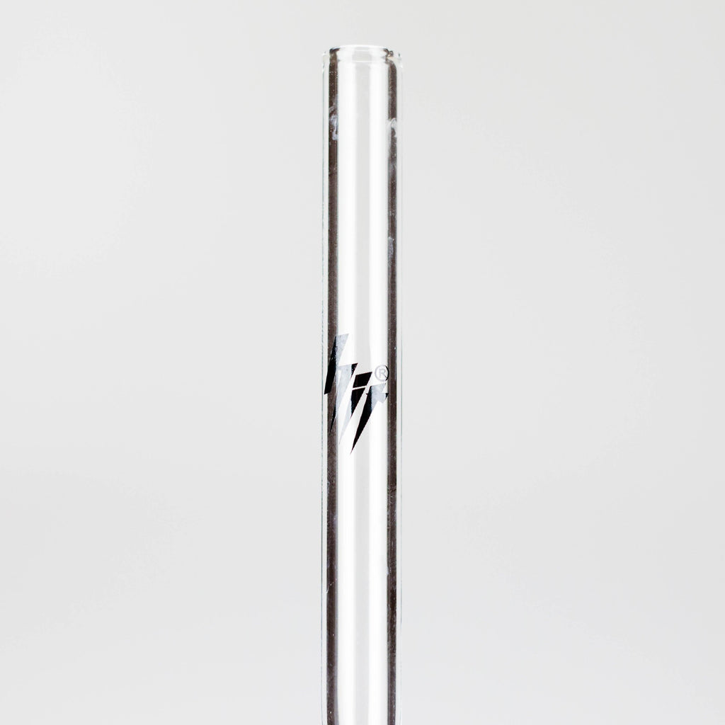 Skull Bent Glass Oil Pipe – 6.5" Curved Clear Burner Pipe