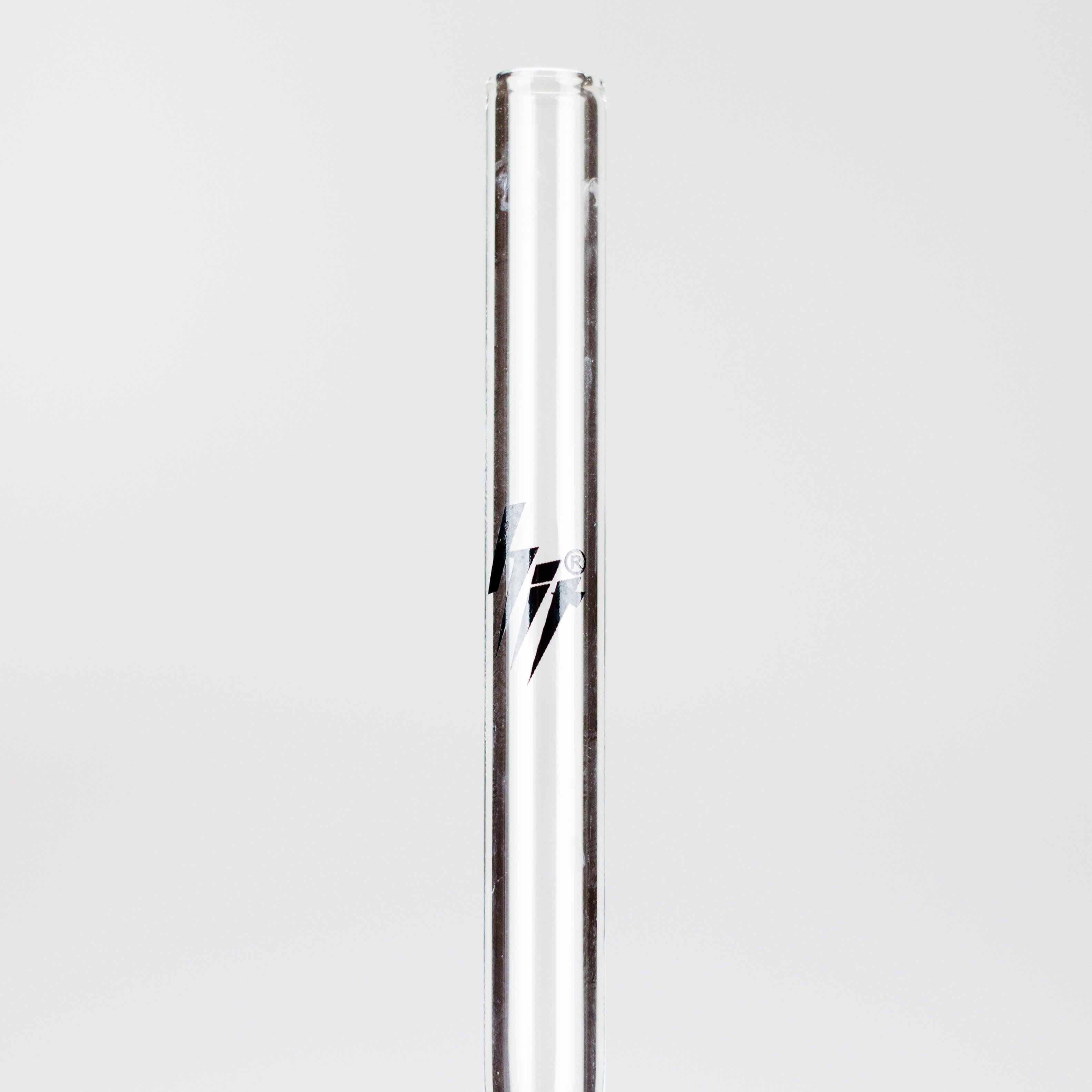 Skull Bent Glass Oil Pipe – 6.5" Curved Clear Burner Pipe