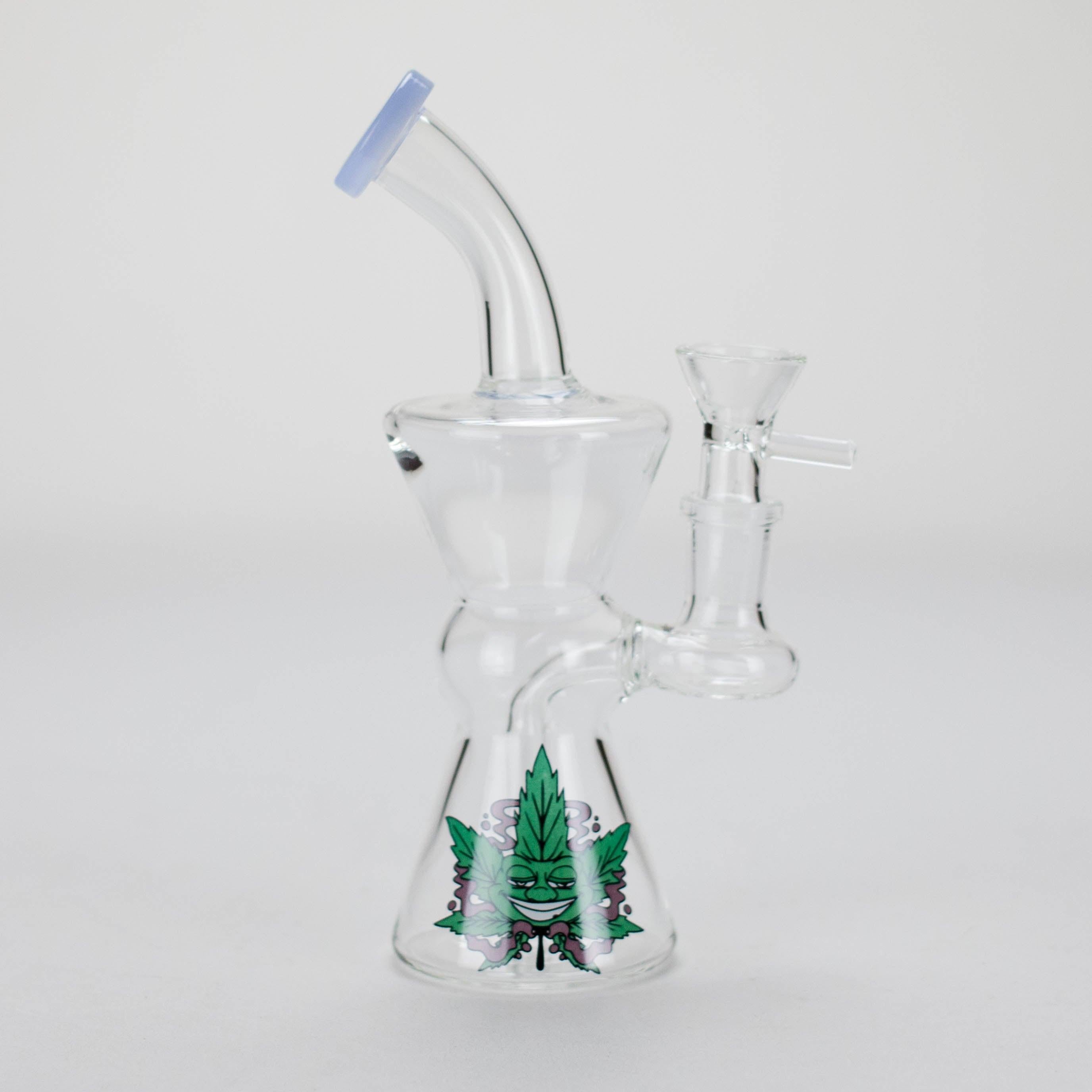 6.5″ Cartoon Print Glass Bong [F230829-4]