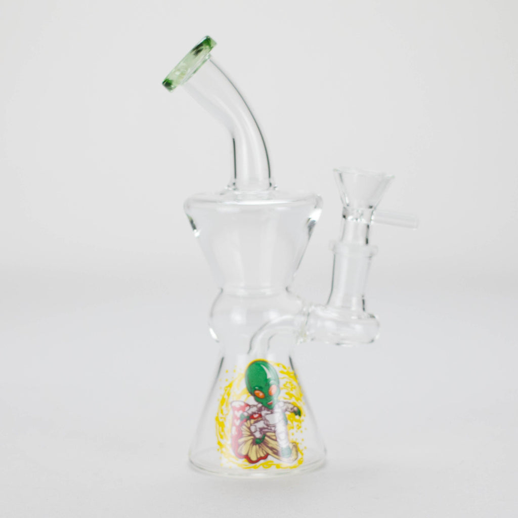 6.5″ Cartoon Print Glass Bong [F230829-4]