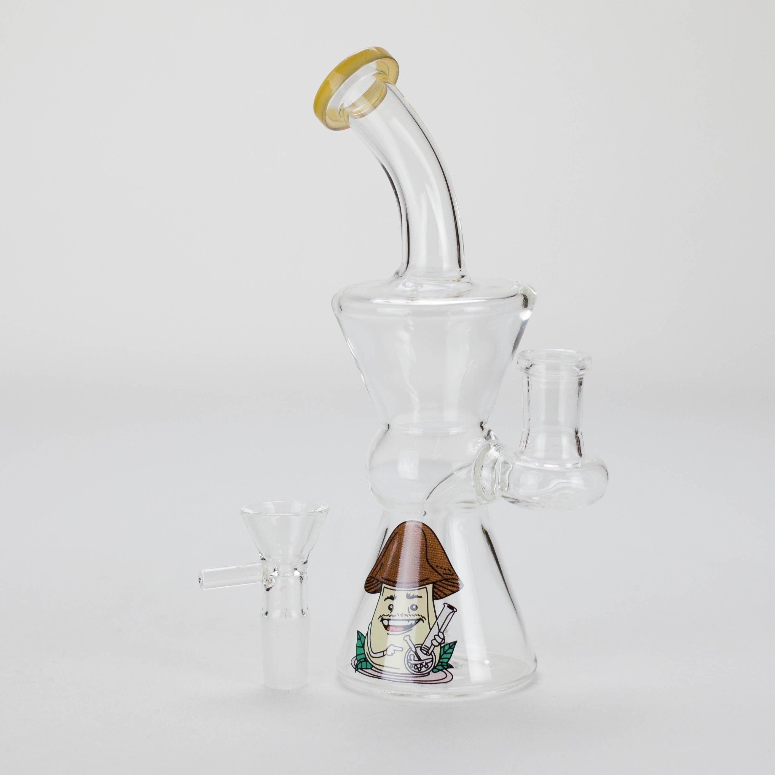 6.5″ Cartoon Print Glass Bong [F230829-4] Secondary image