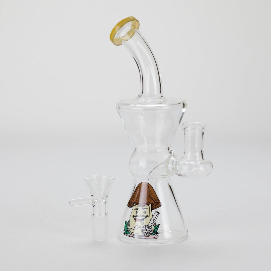 6.5″ Cartoon Print Glass Bong [F230829-4]